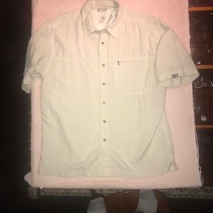 Men’s Northface button down short sleeve